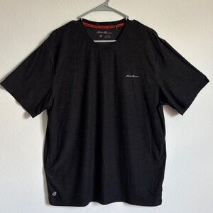 Eddie Bauer FreeDry Black Short Sleeve Tee